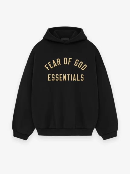 Essentials Fear Of God Fleece Hoodie Black