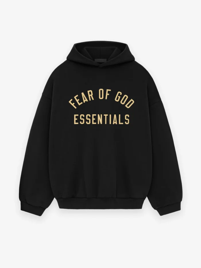 Essentials Fear Of God Fleece Hoodie Black