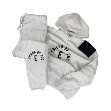 Friend Of God Essentials Gray Tracksuit