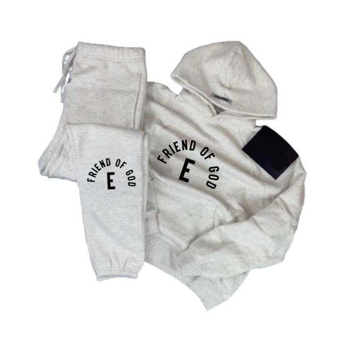 Friend Of God Essentials Gray Tracksuit