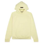 Fear of God Essentials Full Zip Up Yellow Hoodie