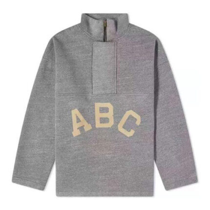 Fear Of God ABC Half Zip Grey Sweatshirts