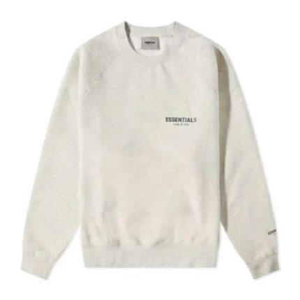 Essentials Fear of God Crewneck Sweatshirt Light Gray