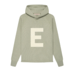 Essentials Fear Of God Kids Big E Knit Hoodie Seafoam