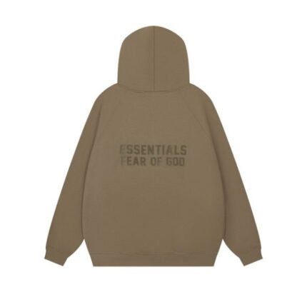 Essentials Fear of God Pullover Wood Hoodie